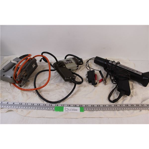 Black & Decker Drill & Jig-Saw, Timing Light (as is)