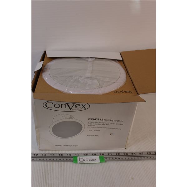Convex Loudspeaker Snap In Ceiling Mountable - NIB