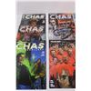 Image 2 : (9) Comic Books: (5) Chas, (4) American Flagg