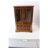 Image 1 : French Door Jewelry Box with 2 Drawers - 18 1/2"H x 13" x 7"
