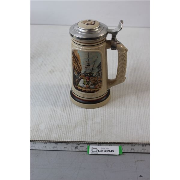 1987 Avon Beer Stein Shipbuilder Jug