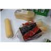 Image 5 : (2) Plastic Drop Sheets - Sponge (NIB) - Thermos - Stapler & Staples - Paint Rollers - Roller Cage -
