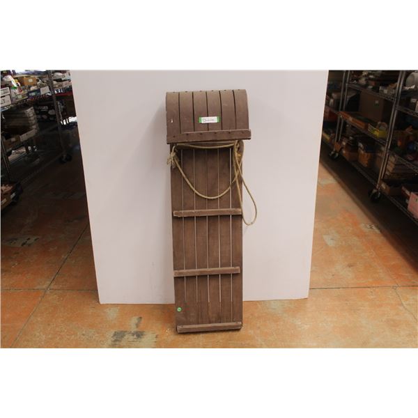 *Wooden Toboggan (4' long)