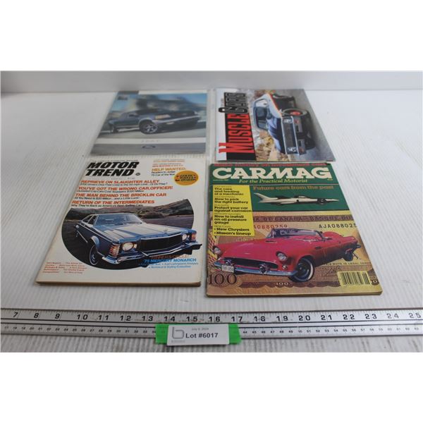 (3) Vehicle Booklets - Motor Trend, Muscle Cars 2019 Calendar