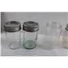 Image 2 : (7) Glass Jars with Lids