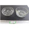 6035  (2) Glass Bowls