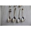Image 5 : (11) Silverplate Souvenir Spoons, (7) Sterling Silver Spoons