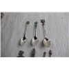 Image 6 : (11) Silverplate Souvenir Spoons, (7) Sterling Silver Spoons