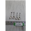 6041  (4) Sterling Silver Mexico Spoons