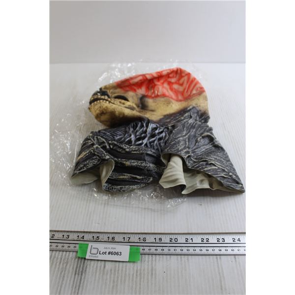 Skull Rubber Halloween Mask