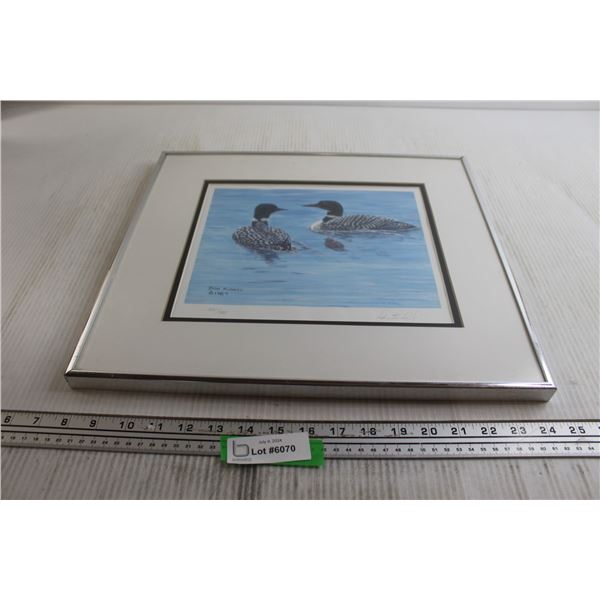 Duck Print by Don Kunkel - 16 3/4  x 15 1/4 