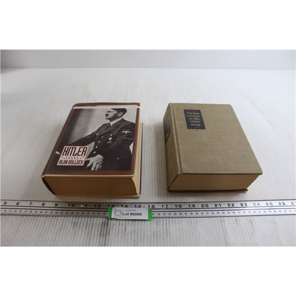 (2) Nazi Books - Hitler Book is Upside Down