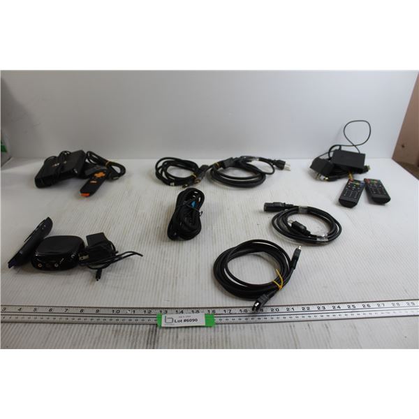 (3) TV Setups, Additional Assorted Cords