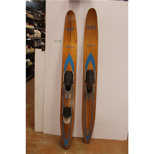 *Pair of Wooden Sea Skis