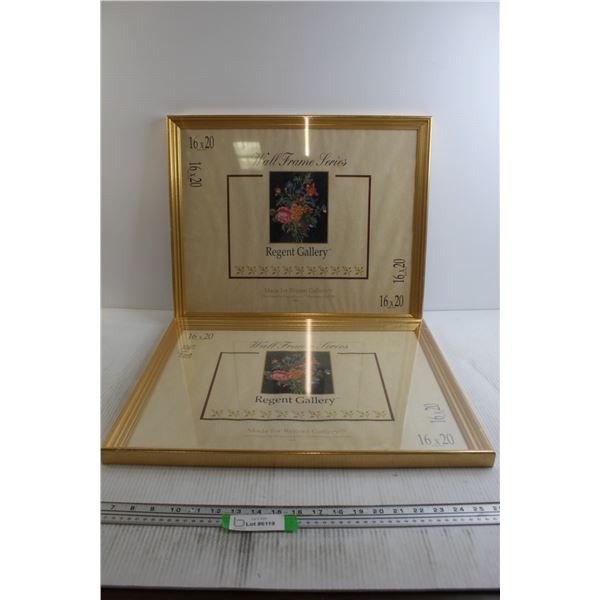 (2) Picture Frames - 16  x 20 , Sealed