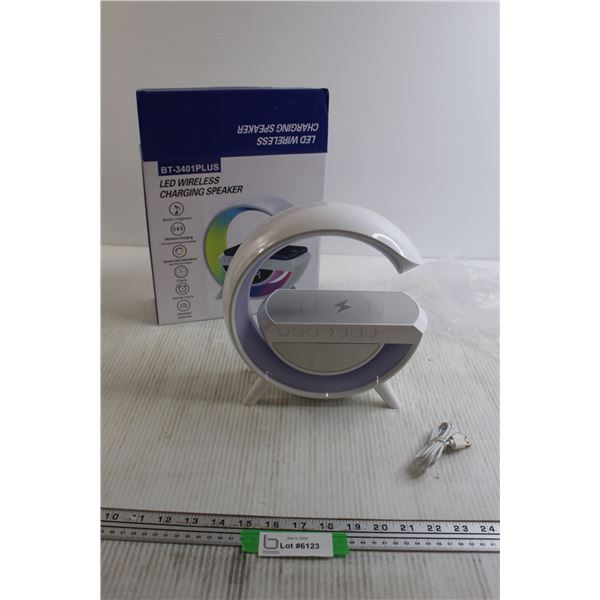 LED Wireless Charging Speaker NIB