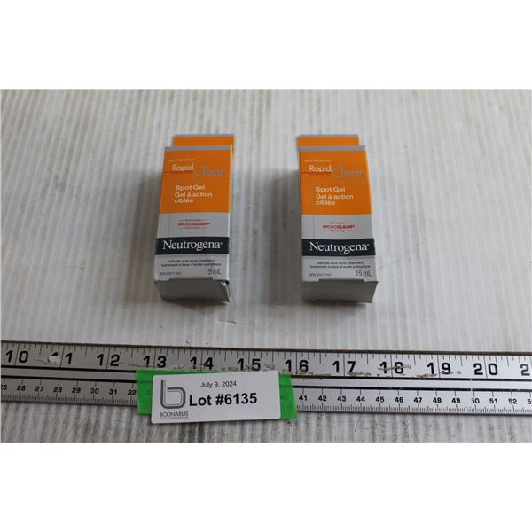 (2) Neutrogena Rapid Clear Bottles - Both Sealed on One Side