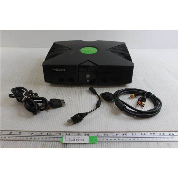 Xbox with Cords - Untested, As Is
