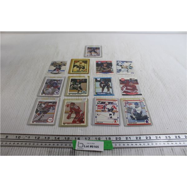 (13) Assorted NHL Player Hockey Cards