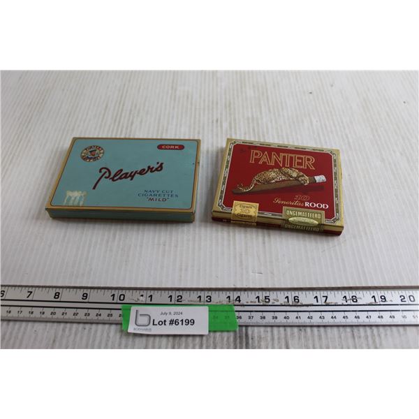 (2) Cigarette Boxes