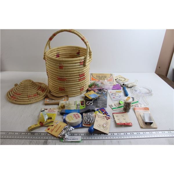 Sewing Basket, Sewing Notions