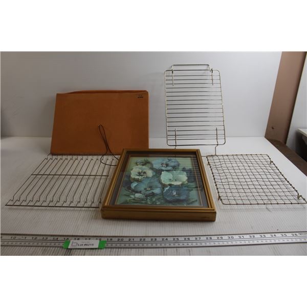 3D Flower Art - 11 1/4" x 14 1/4", (3) Cooling Trays, Folder