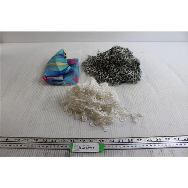 (3) Assorted Ladies Scarves