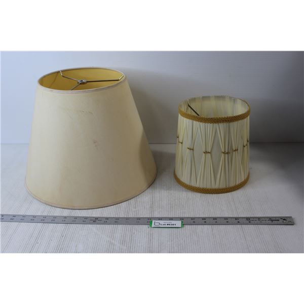 *(2) Vintage Lamp Shades