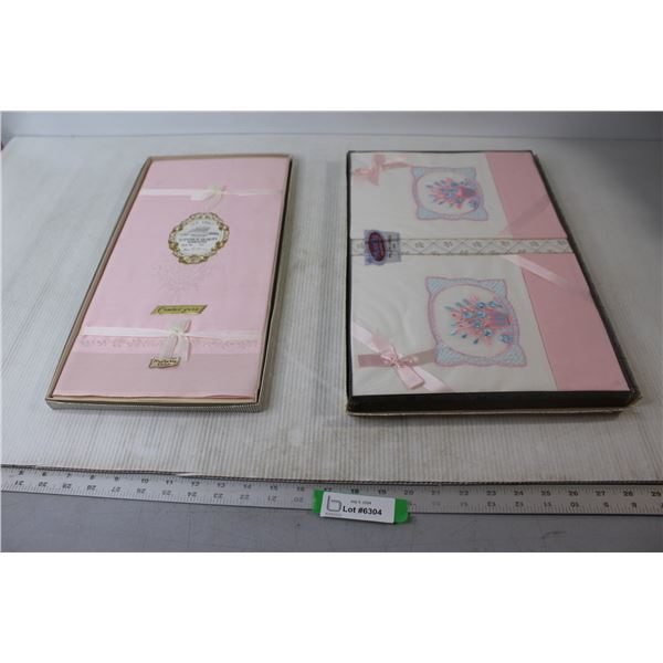 (1) Pair of Pillow Cases, Table Cloth