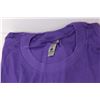 Image 2 : (5) Large Purple Solid T-Shirts