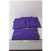 Image 1 : (4) Medium Purple Solid T-Shirts, (1) XL Purple Solid T-Shirt