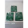 Image 1 : (3) Saskatchewan Roughrider Rain Ponchos - Youth