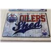 Image 2 : (2) Edmonton Oilers Shed Sign - 8" x 12"