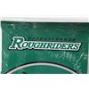 Image 2 : (2) Saskatchewan Roughriders Circular Flanged Metal Signs - Sealed, 17" Wide