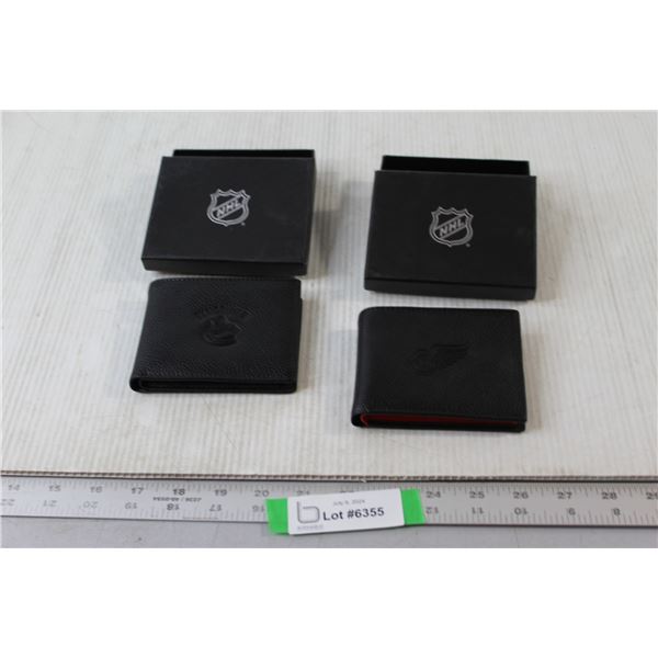 Vancouver Canucks Wallet, Detroit Red Wings Walled