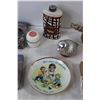 Image 6 : Vintage Avon Fragrance Bottles & Miniature Plates