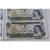 Image 7 : (6) $1.00 Canadian Bills in Sequence 8009619-9624