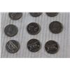Image 3 : (12) 1960's Canadian Nickels