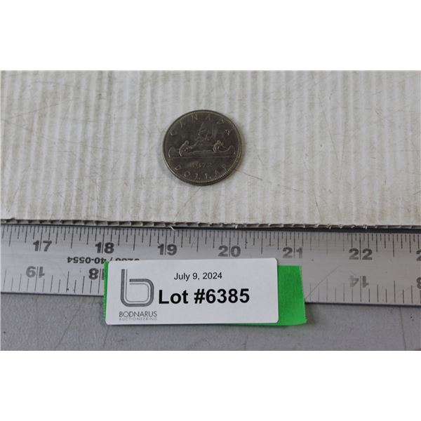 1972 Canadian Dollar