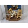 Image 2 : (2) Decorative Teddy Bears on Rocking Horse Item