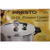 Image 4 : PRESTO Metal 23-Quart Pressure Canner / Cooker With Manual & Original Box