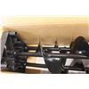 Image 4 : *Steel Hydraulic Earth Auger Blades - NIB 4" / 6" / 8" Set