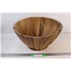 Image 1 : Large Wooden Bowl - 15 3/4" Wide x 8" Tall