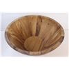 Image 2 : Large Wooden Bowl - 15 3/4" Wide x 8" Tall