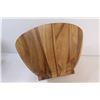 Image 3 : Large Wooden Bowl - 15 3/4" Wide x 8" Tall