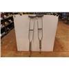 Image 1 : Pair of Aluminum Adjustable Crutches