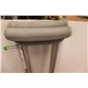 Image 2 : Pair of Aluminum Adjustable Crutches