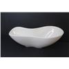Image 2 : (2) White Ceramic Dishes - Butter Dish w/Lid