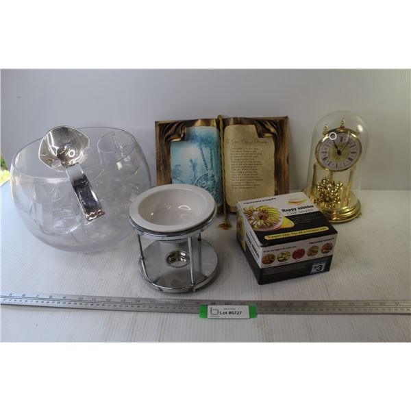 Book Art-The Golden Chain of Friendship - Kitchen Story Chip Maker - Candle Heated Butter Dish Punch