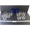 Image 1 : (11) Square Glasses (2) Blue Plastic Glasses